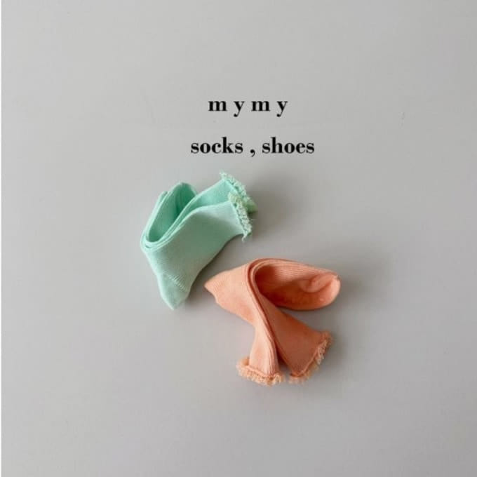 My Socks - Korean Children Fashion - #todddlerfashion - Pistachio Socks Set