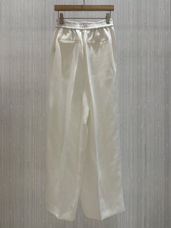 Neroli36 - Korean Women Fashion - #womensfashion - Slub L Wrinkle Pants - 3