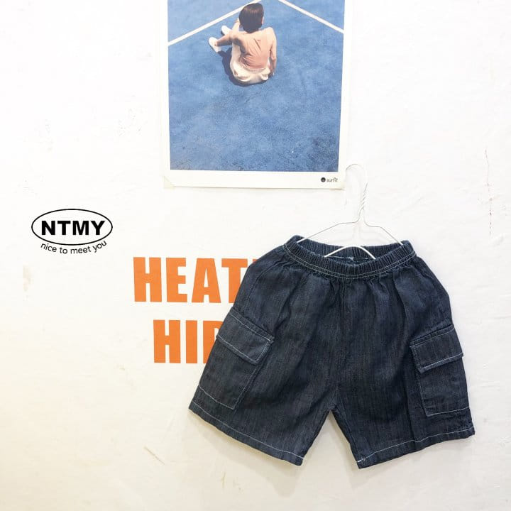 Nice To Meet You - Korean Children Fashion - #Kfashion4kids - ST Denim Cargo Shorts - 7