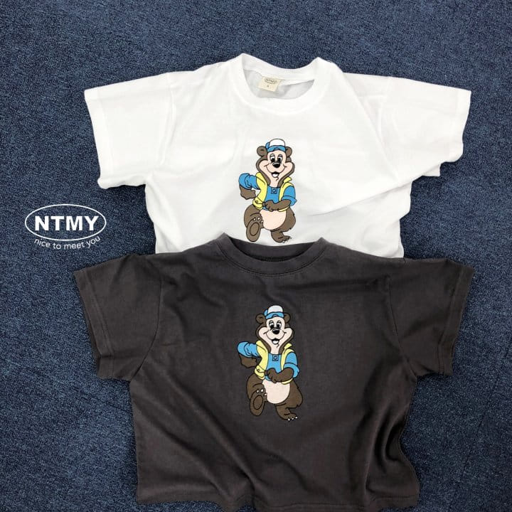 Nice To Meet You - Korean Children Fashion - #childofig - Running Bear Tee - 10