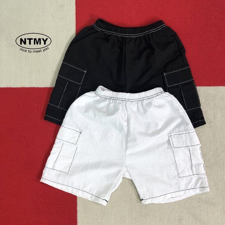 Nice To Meet You - Korean Children Fashion - #childrensboutique - Stitch Shorts - 7