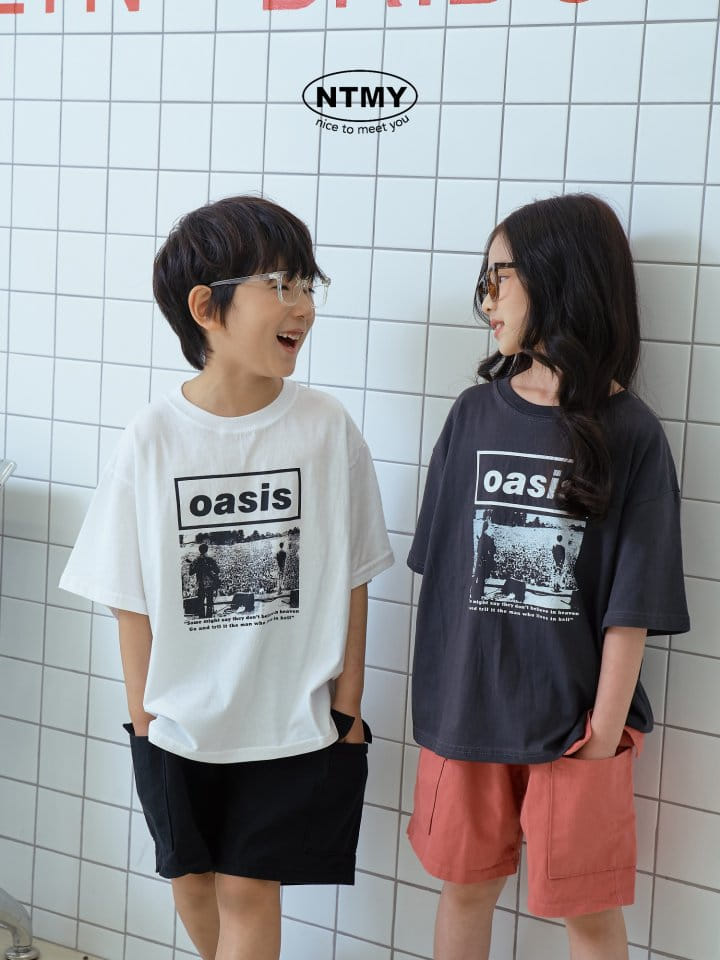 Nice To Meet You - Korean Children Fashion - #childrensboutique - Oasis Tee - 4