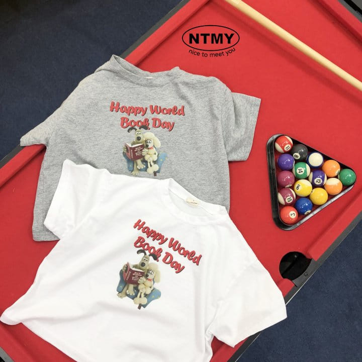 Nice To Meet You - Korean Children Fashion - #designkidswear - Happy Grommet Tee - 7