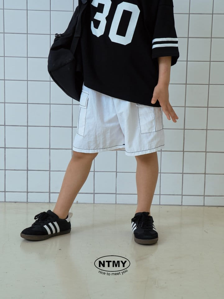 Nice To Meet You - Korean Children Fashion - #kidsshorts - Stitch Shorts - 11