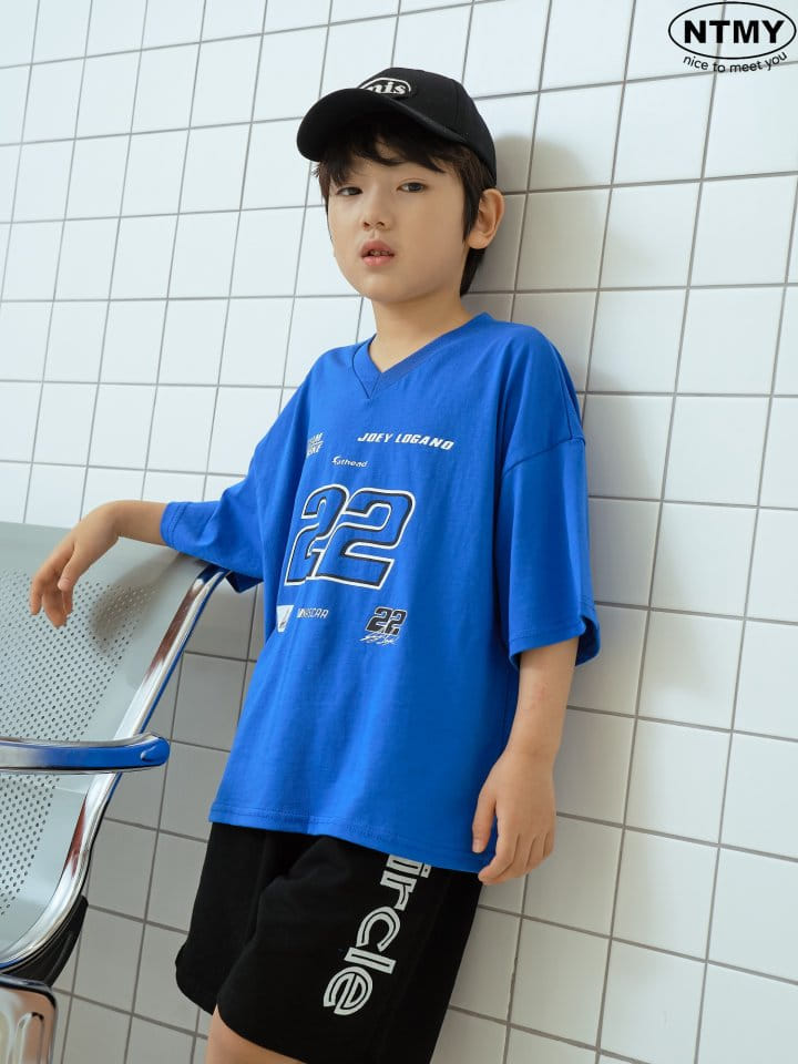 Nice To Meet You - Korean Children Fashion - #kidsshorts - Tu Tu V Neck Tee - 6