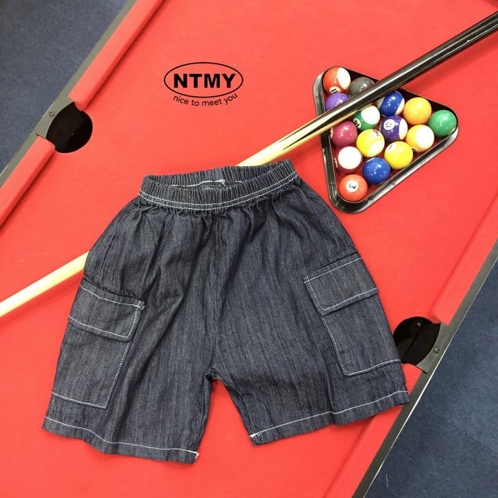 Nice To Meet You - Korean Children Fashion - #kidsstore - ST Denim Cargo Shorts - 5