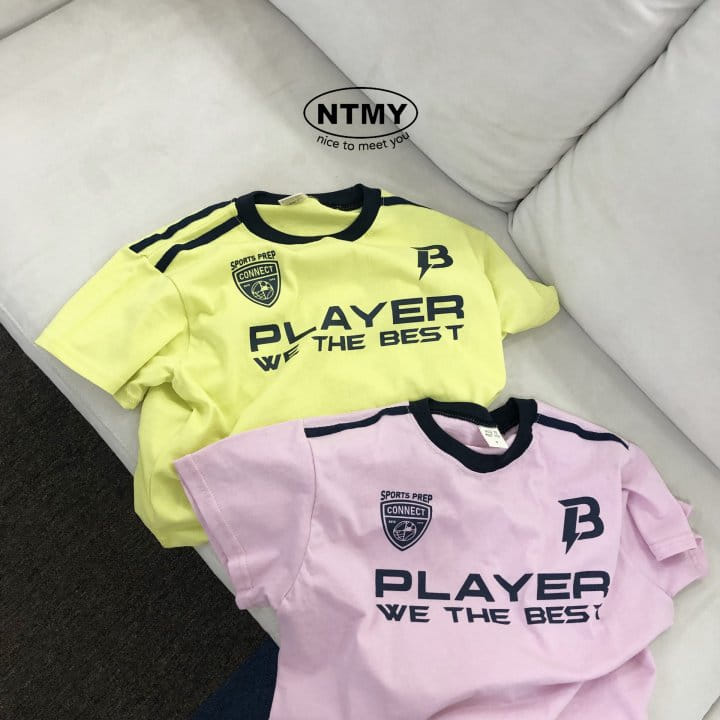 Nice To Meet You - Korean Children Fashion - #kidsstore - Player Tee - 5