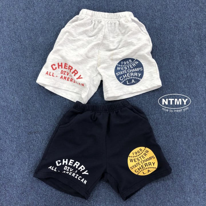 Nice To Meet You - Korean Children Fashion - #littlefashionista - Champs Shorts - 7