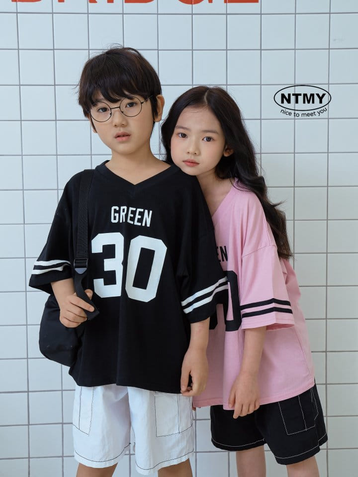 Nice To Meet You - Korean Children Fashion - #littlefashionista - Green 30 Tee - 2