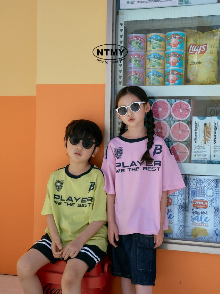 Nice To Meet You - Korean Children Fashion - #magicofchildhood - Player Tee - 9