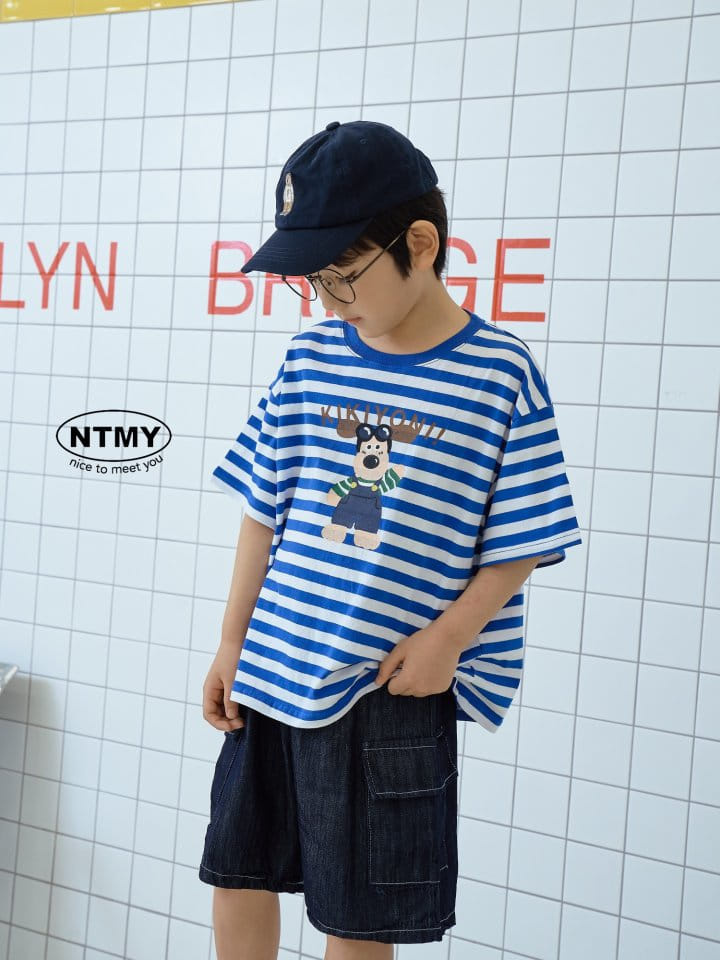 Nice To Meet You - Korean Children Fashion - #minifashionista - ST Denim Cargo Shorts - 10