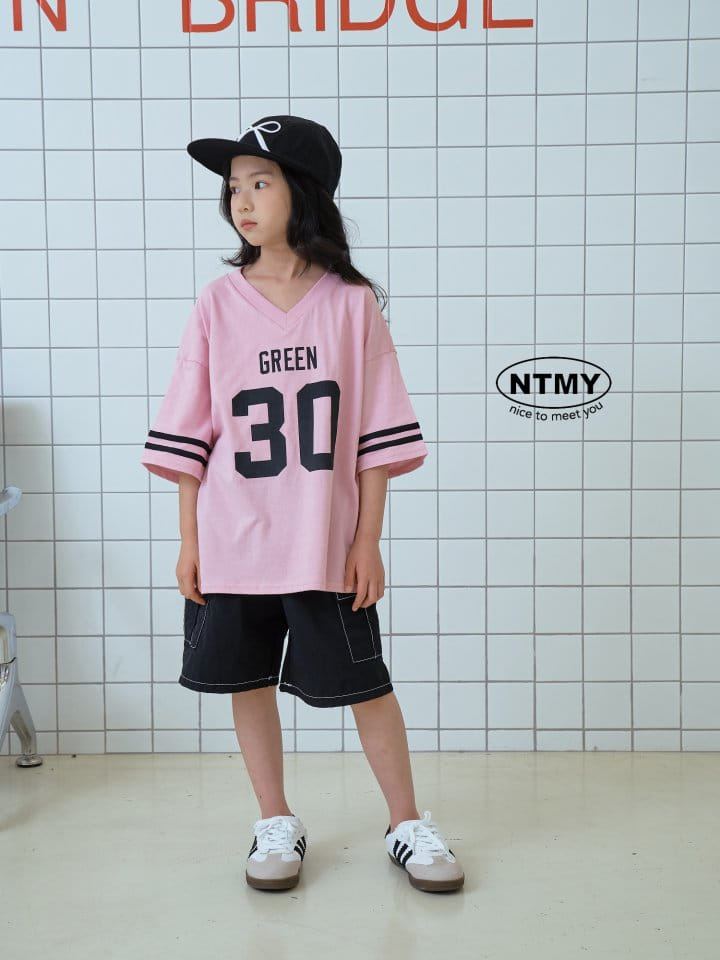 Nice To Meet You - Korean Children Fashion - #magicofchildhood - Green 30 Tee - 4