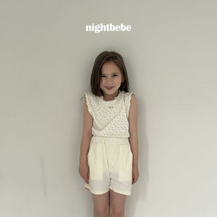 Night Bebe - Korean Children Fashion - #Kfashion4kids - Rose Terry Sleeveless Tee - 7