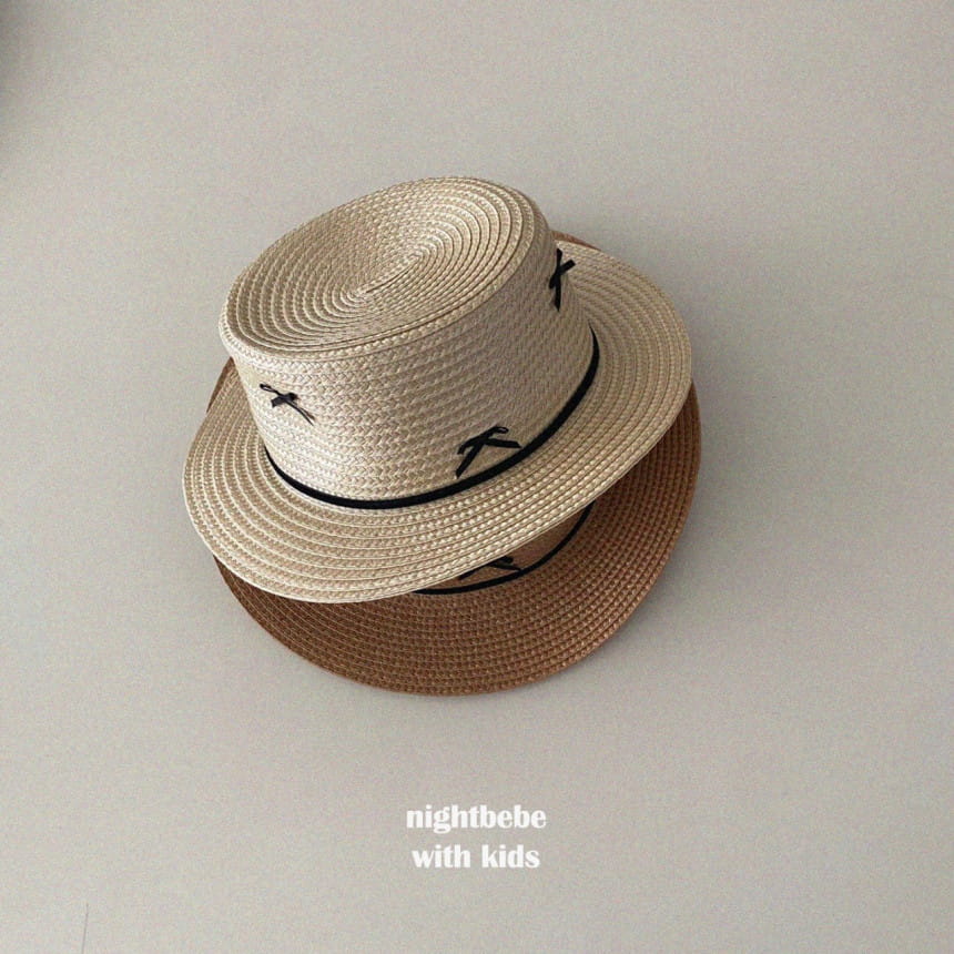 Night Bebe - Korean Children Fashion - #childofig - Ribbon Rattan Hat - 9