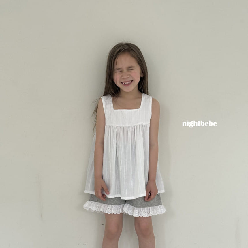 Night Bebe - Korean Children Fashion - #fashionkids - Lace Frill Shorts With Mom - 7