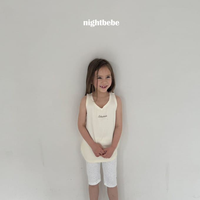 Night Bebe - Korean Children Fashion - #fashionkids - Mos Sleevelss Tee