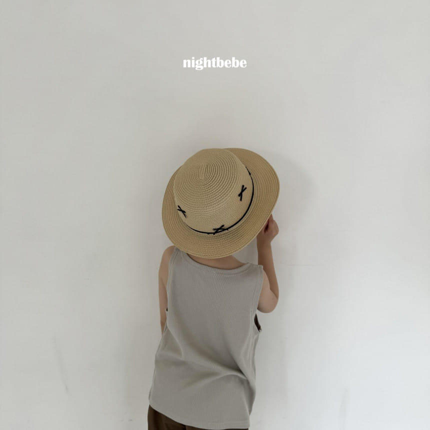 Night Bebe - Korean Children Fashion - #magicofchildhood - Ribbon Rattan Hat - 3