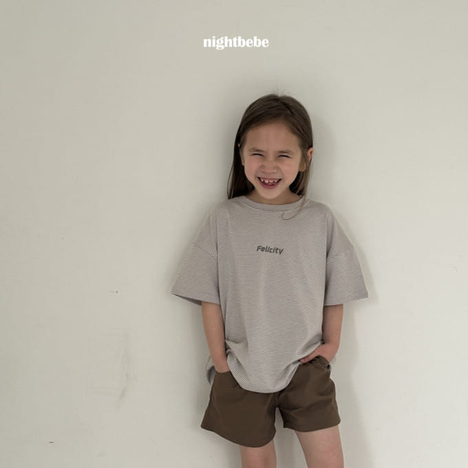 Night Bebe - Korean Children Fashion - #prettylittlegirls - Pally Short Sleeve Tee