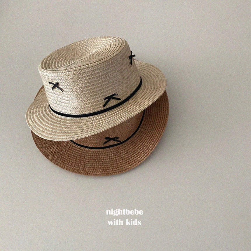 Night Bebe - Korean Children Fashion - #todddlerfashion - Ribbon Rattan Hat - 6