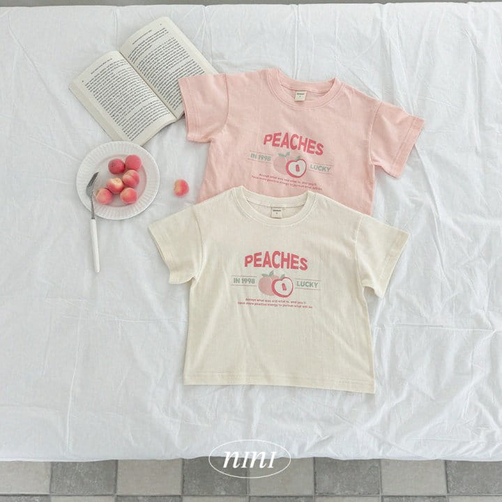 Ninibello - Korean Children Fashion - #childofig - Peachs Tee - 8