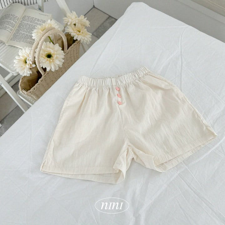 Ninibello - Korean Children Fashion - #childofig - Heart Button Pants - 4