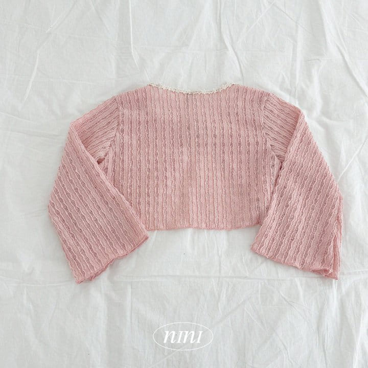 Ninibello - Korean Children Fashion - #designkidswear - New Moon Lace Cardigan - 8