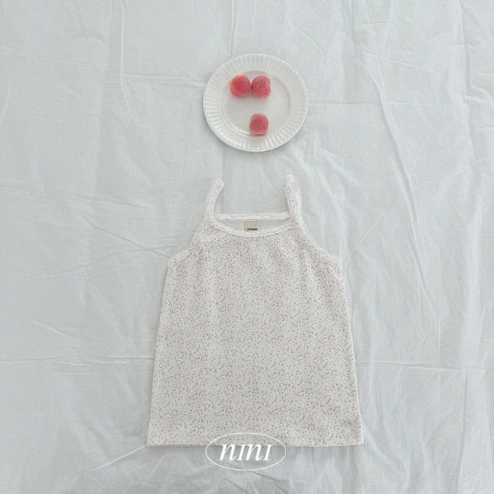 Ninibello - Korean Children Fashion - #designkidswear - Flower Lace Sleeveless Tee - 6