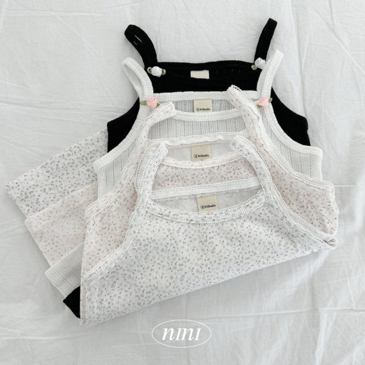 Ninibello - Korean Children Fashion - #fashionkids - Flower Lace Sleeveless Tee - 8