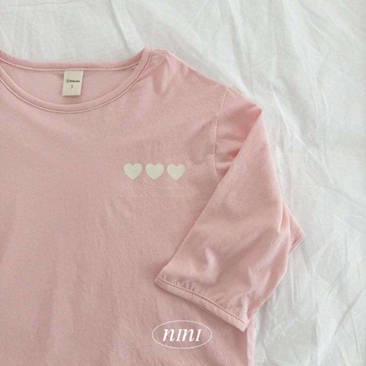 Ninibello - Korean Children Fashion - #fashionkids - Love Beam Loose Tee - 6