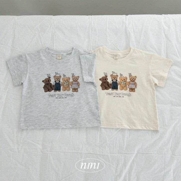 Ninibello - Korean Children Fashion - #fashionkids - Teddy Bear Jensa Tee - 2