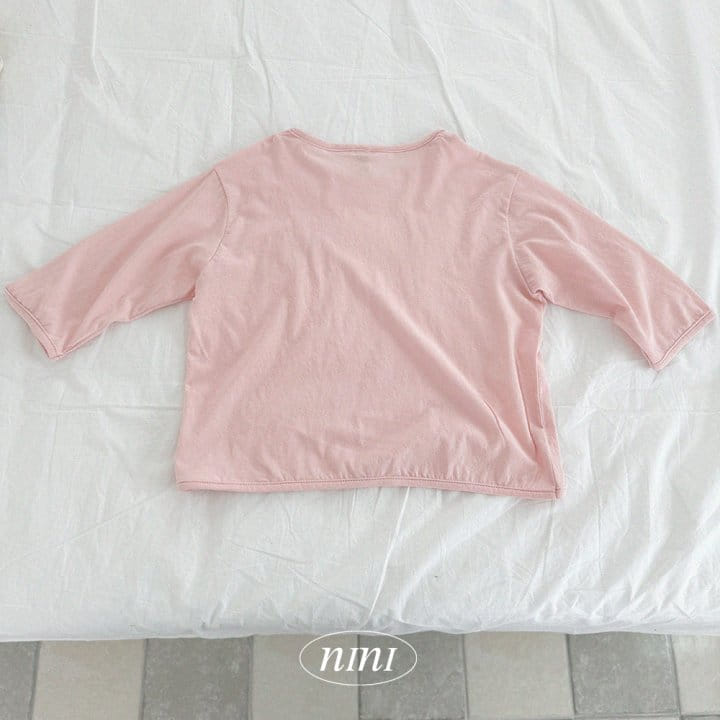 Ninibello - Korean Children Fashion - #kidsshorts - Love Beam Loose Tee - 7