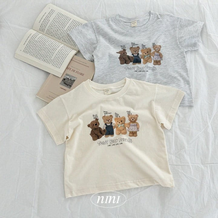 Ninibello - Korean Children Fashion - #kidsshorts - Teddy Bear Jensa Tee - 4