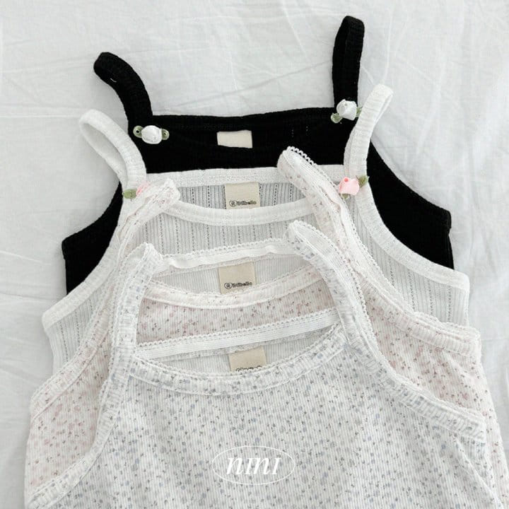 Ninibello - Korean Children Fashion - #kidzfashiontrend - Flower Lace Sleeveless Tee - 11