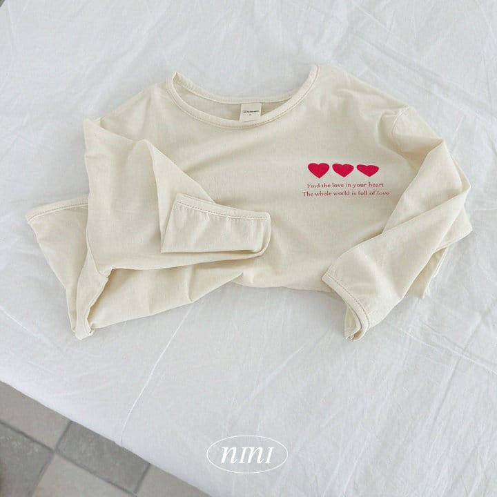 Ninibello - Korean Children Fashion - #kidzfashiontrend - Love Beam Loose Tee - 9