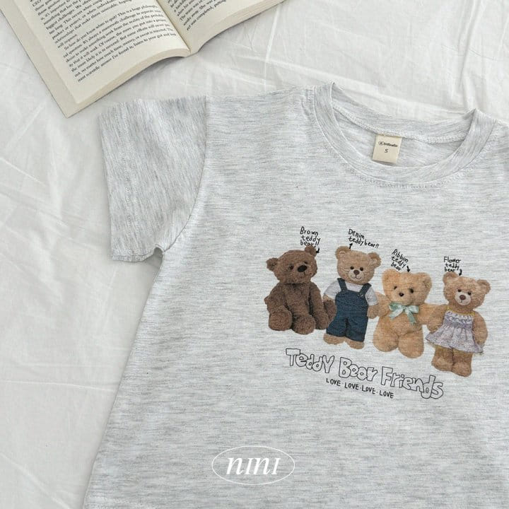 Ninibello - Korean Children Fashion - #kidzfashiontrend - Teddy Bear Jensa Tee - 5