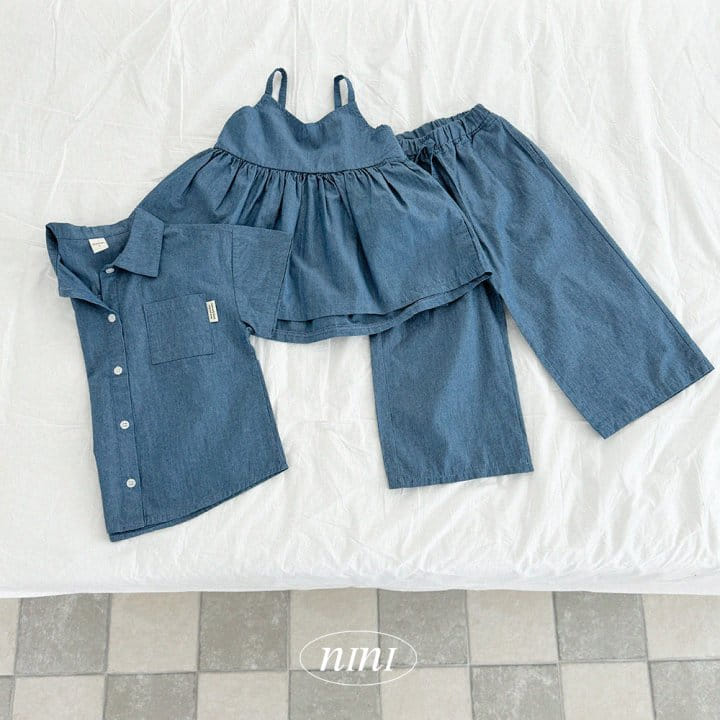 Ninibello - Korean Children Fashion - #kidzfashiontrend - Mob Denim Pants - 3