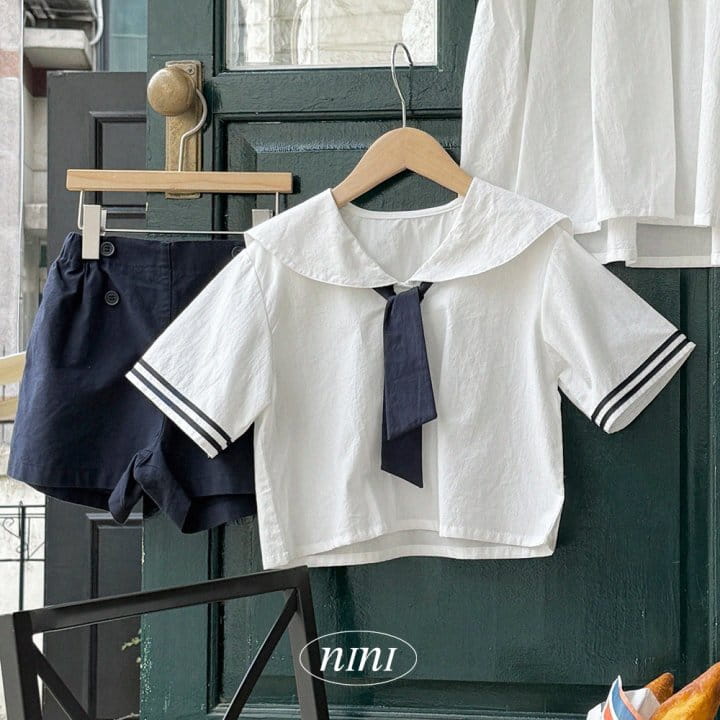 Ninibello - Korean Children Fashion - #littlefashionista - Marine Sailor Shirt