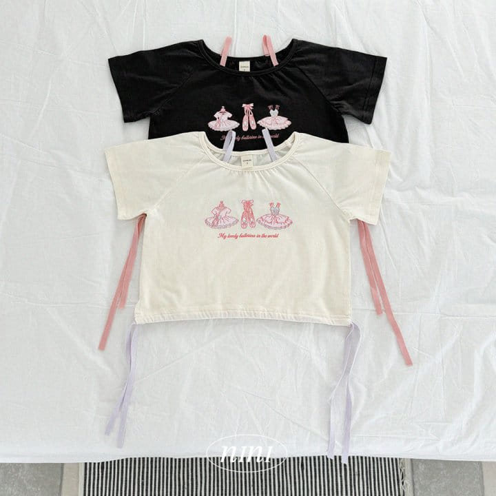 Ninibello - Korean Children Fashion - #Kfashion4kids - Ballerina Crop Tee - 4