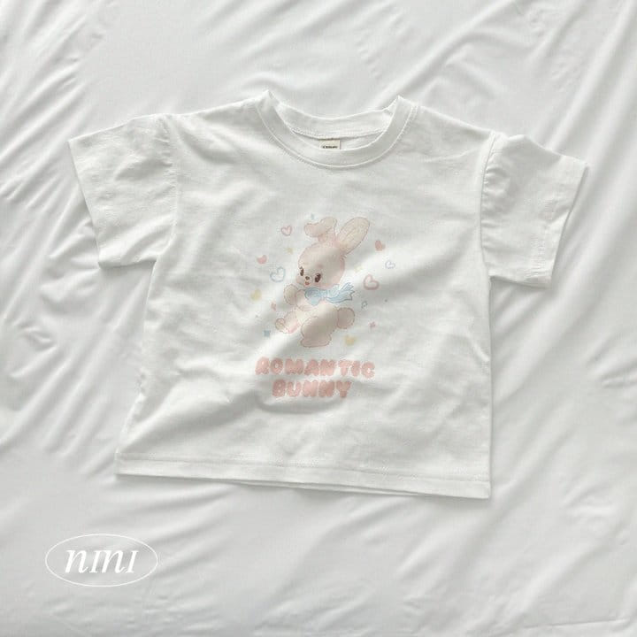 Ninibello - Korean Children Fashion - #littlefashionista - Romantic Bunny Tee - 2