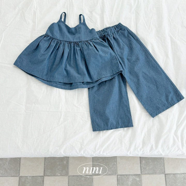 Ninibello - Korean Children Fashion - #minifashionista - Mob Denim Bustier - 7