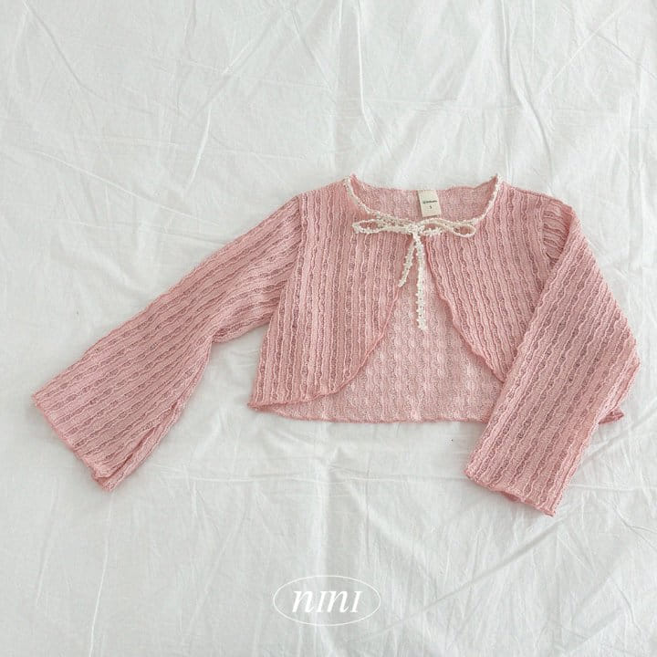 Ninibello - Korean Children Fashion - #minifashionista - New Moon Lace Cardigan - 3