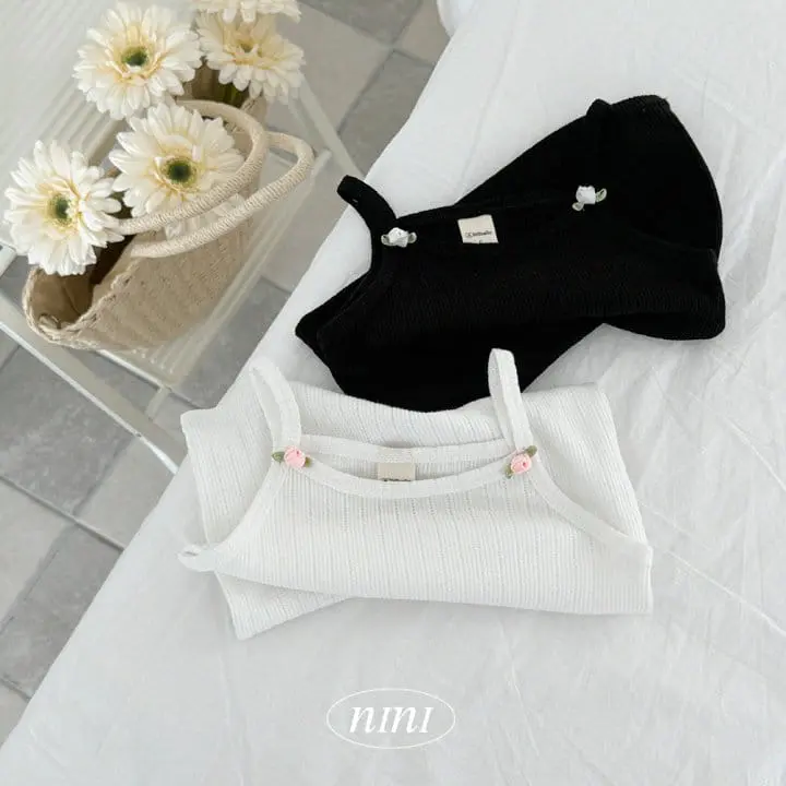 Ninibello - Korean Children Fashion - #prettylittlegirls - Flower Eyelet Tee