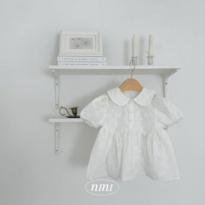 Ninibello - Korean Children Fashion - #stylishchildhood - Pure Ribbon Blouse - 2