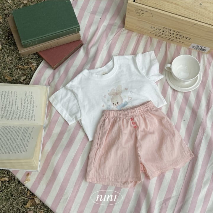 Ninibello - Korean Children Fashion - #todddlerfashion - Romantic Bunny Tee - 6