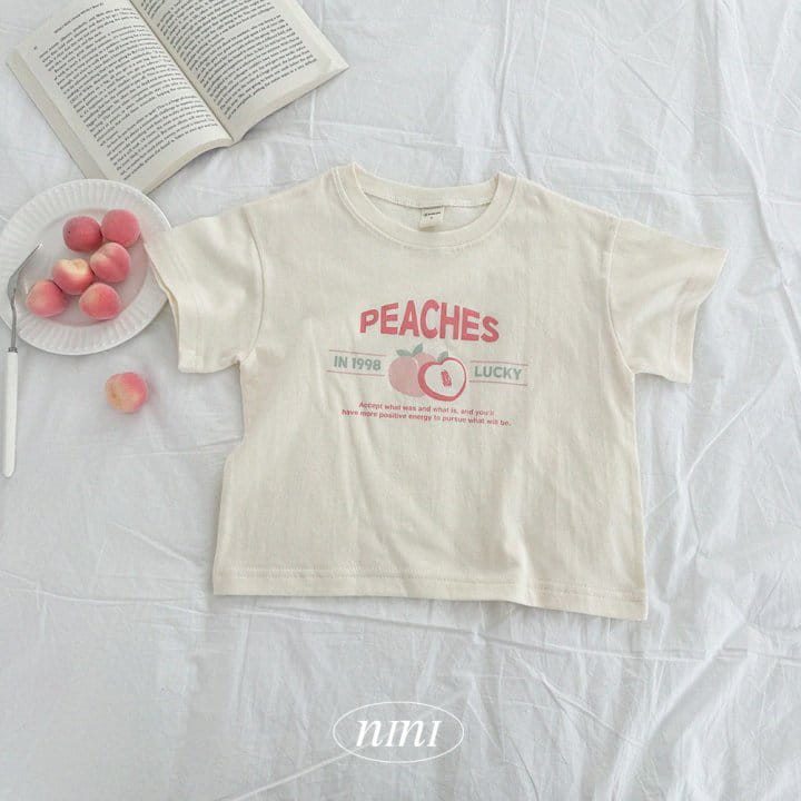 Ninibello - Korean Children Fashion - #todddlerfashion - Peachs Tee - 5