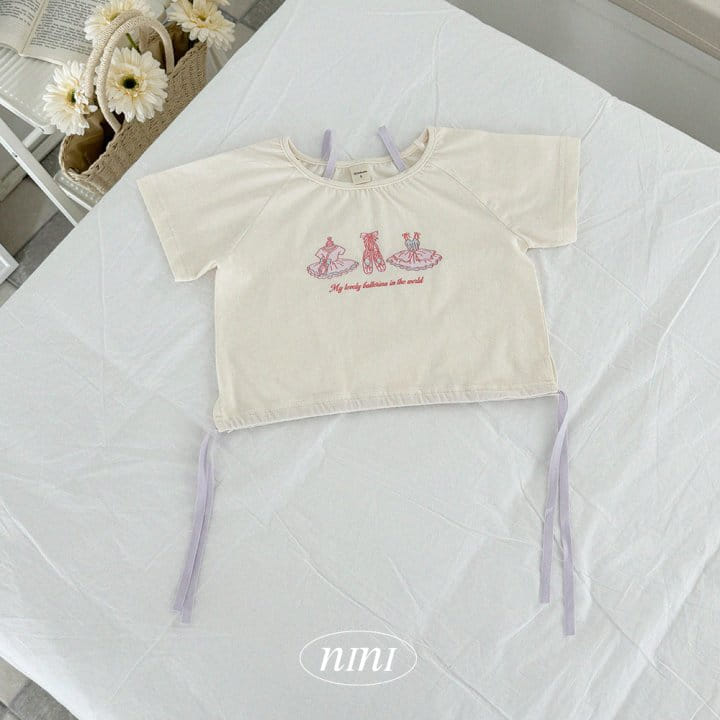 Ninibello - Korean Children Fashion - #toddlerclothing - Ballerina Crop Tee - 9