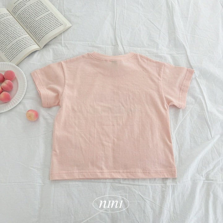 Ninibello - Korean Children Fashion - #toddlerclothing - Peachs Tee - 6