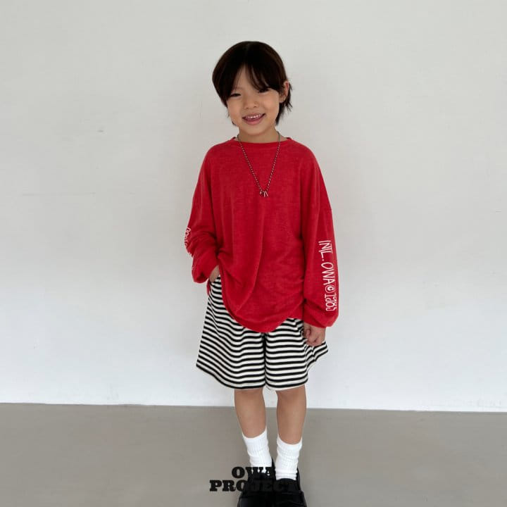 O Wa - Korean Children Fashion - #Kfashion4kids - Linen Paint Tee - 6