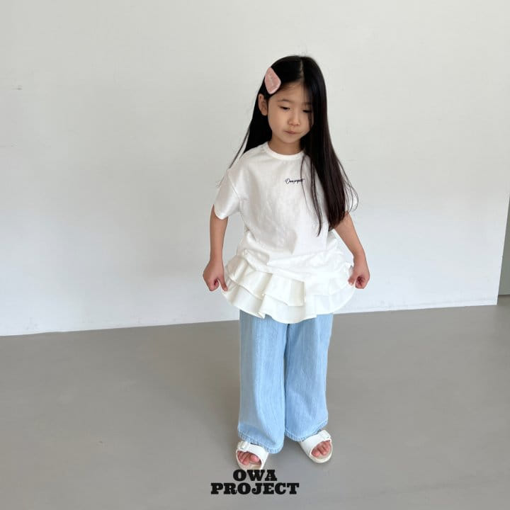 O Wa - Korean Children Fashion - #kidsshorts - Daily Denim Pants - 4