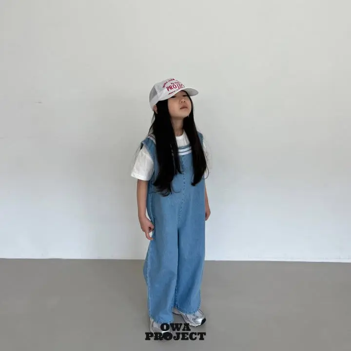 O Wa - Korean Children Fashion - #kidzfashiontrend - Tape Jumpsuit - 6